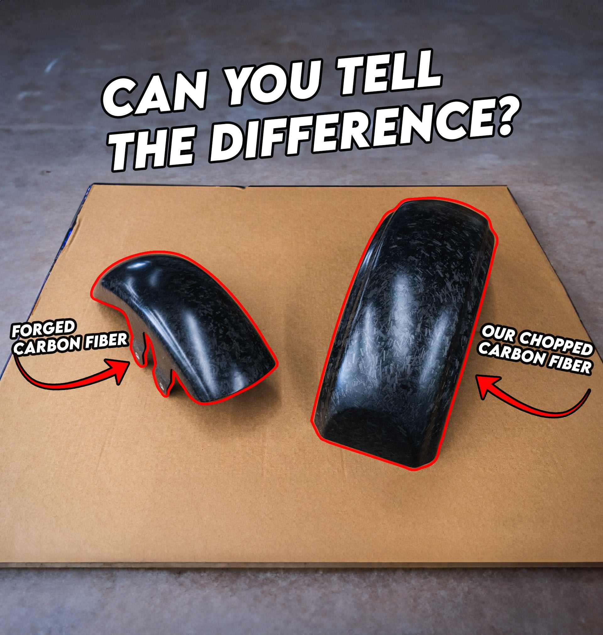 Forged Carbon Fiber vs Chopped Carbon Fiber | What's The Difference?