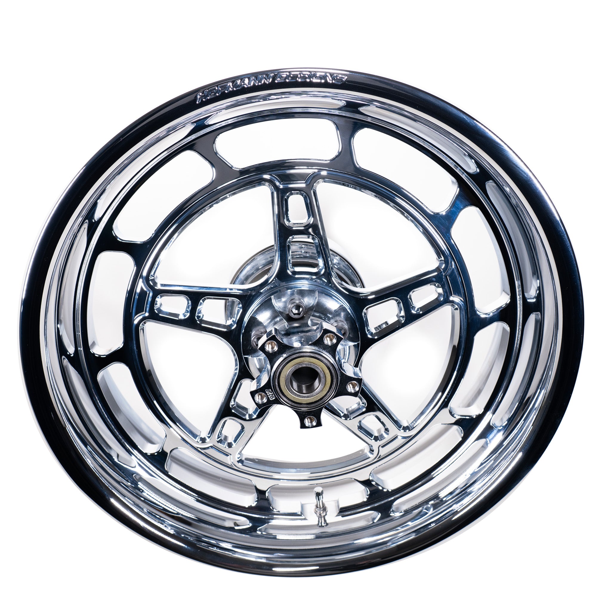 Chrome Directional 5 Star Rear Wheel w Race Hub – Hofmann Designs