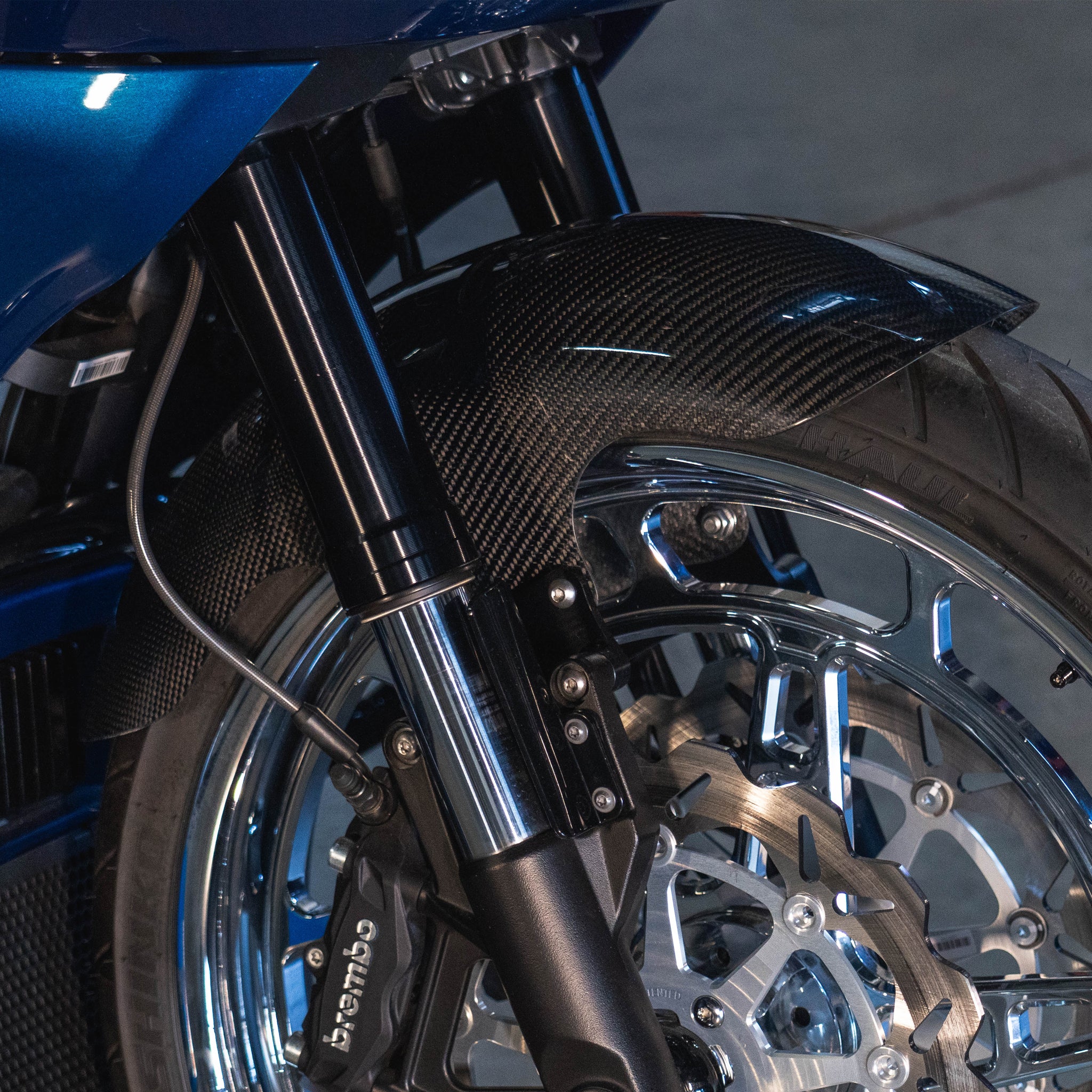 Shorty Bagger Carbon Fiber Front Fender